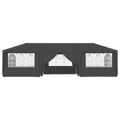 vidaXL Partytent met zijwanden professioneel 90 g/m² 4x9 m antraciet