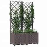 VidaXL Plantenbak met Latwerk Bruin - 40% Korting!