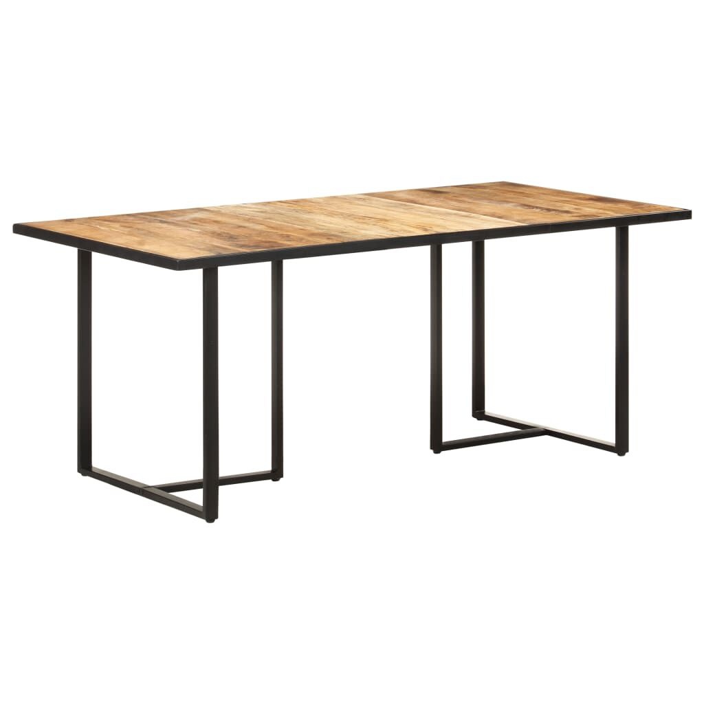 vidaXL Eettafel 180 cm ruw mangohout