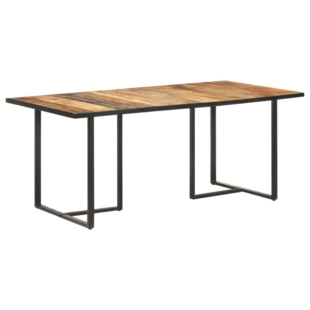 vidaXL Eettafel 180 cm ruw mangohout