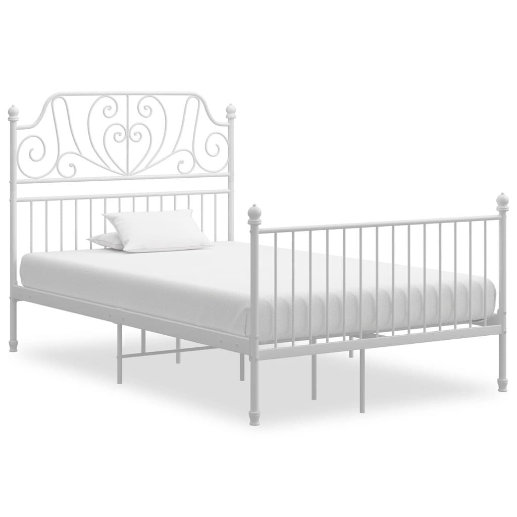 VidaXL Bedframe Wit 120x200 cm - 46% Korting!