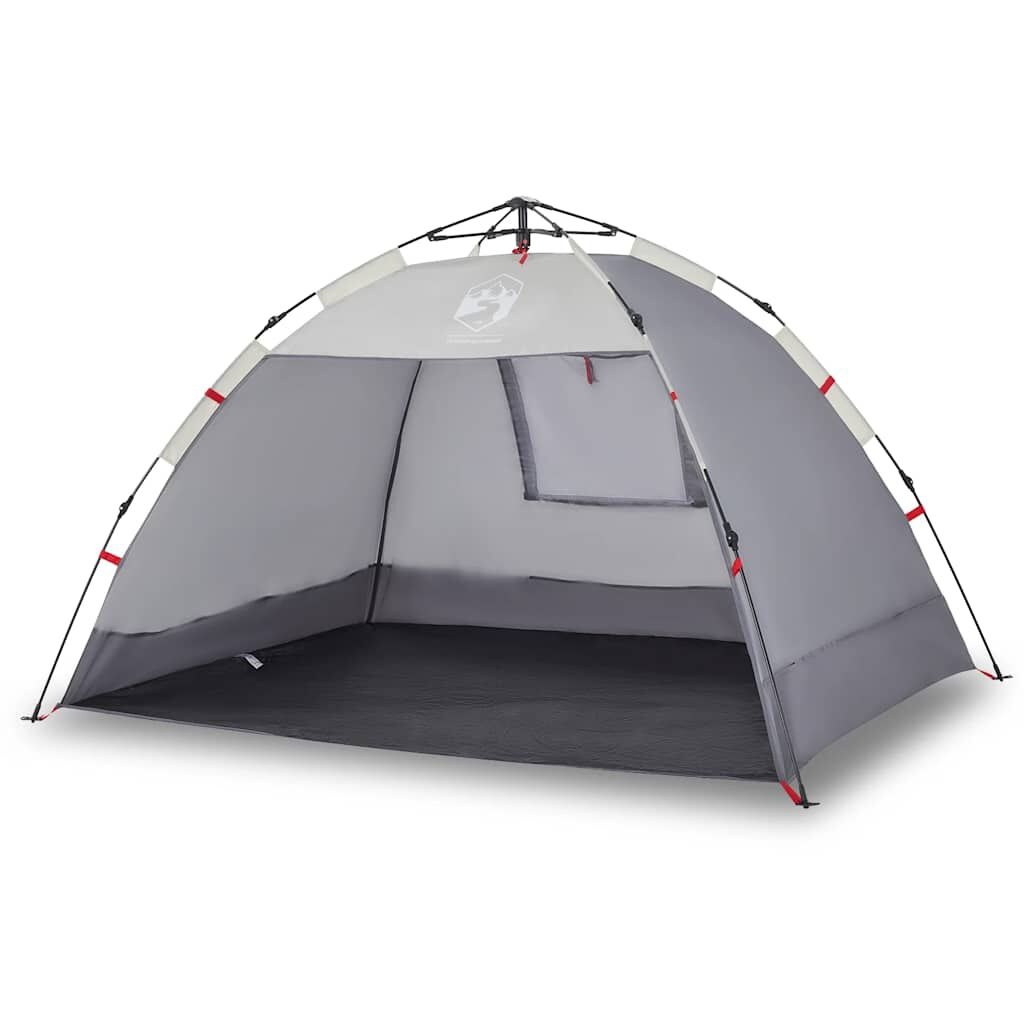 VidaXL Strandtent Grijs 2-Persoons -40%! Zo Goed Als Nieuw