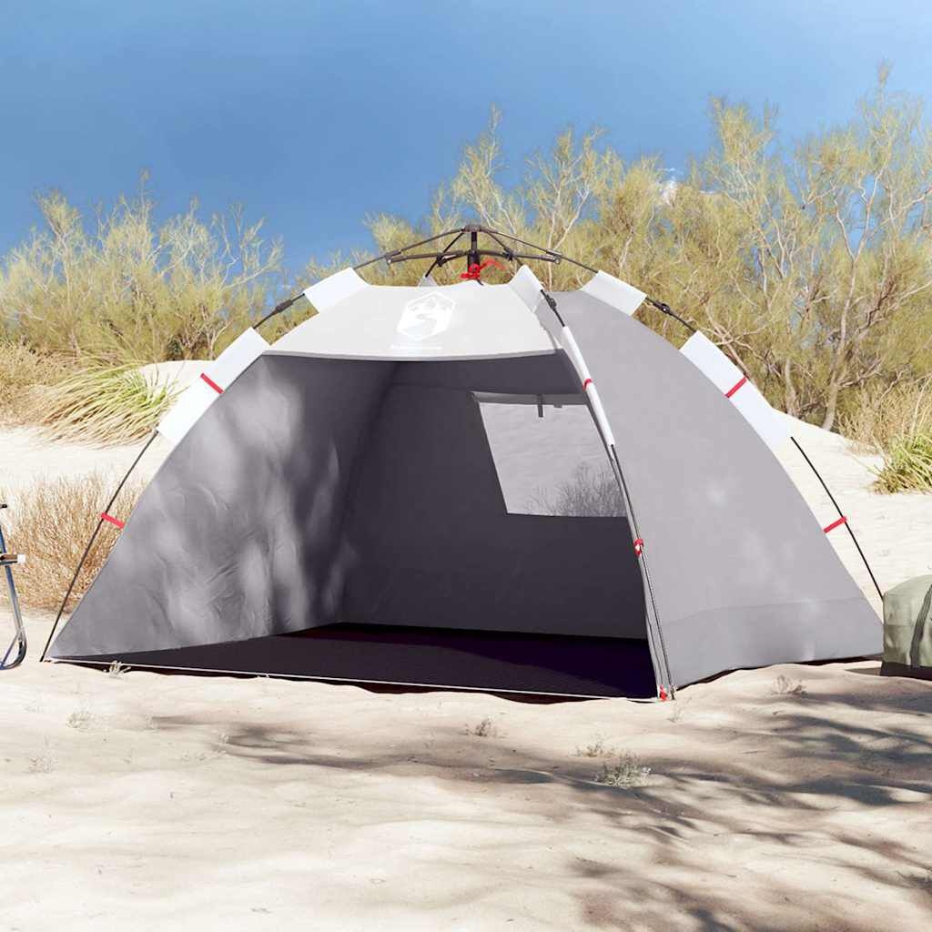 VidaXL Strandtent Grijs 2-Persoons -40%! Zo Goed Als Nieuw