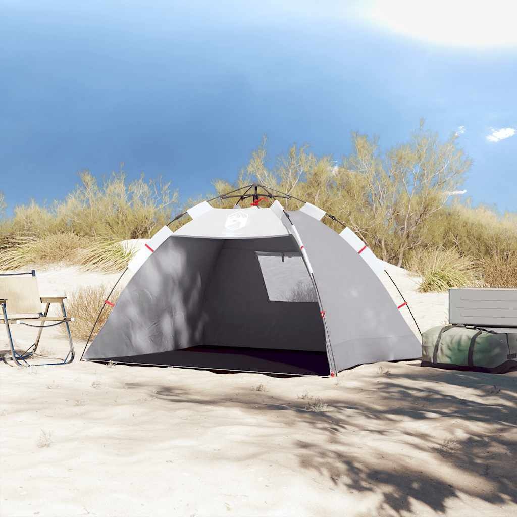 VidaXL Strandtent Grijs 2-Persoons -40%! Zo Goed Als Nieuw