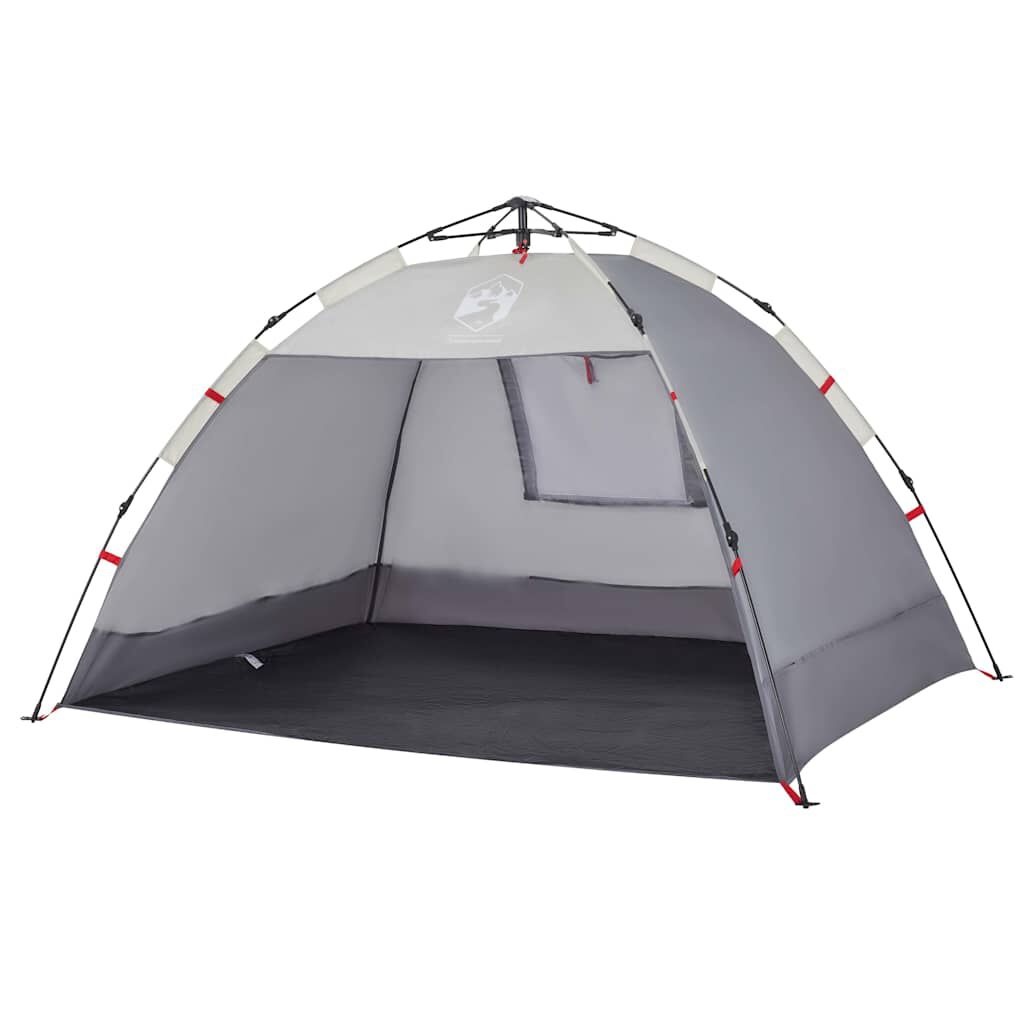 VidaXL Strandtent Grijs 2-Persoons -40%! Zo Goed Als Nieuw