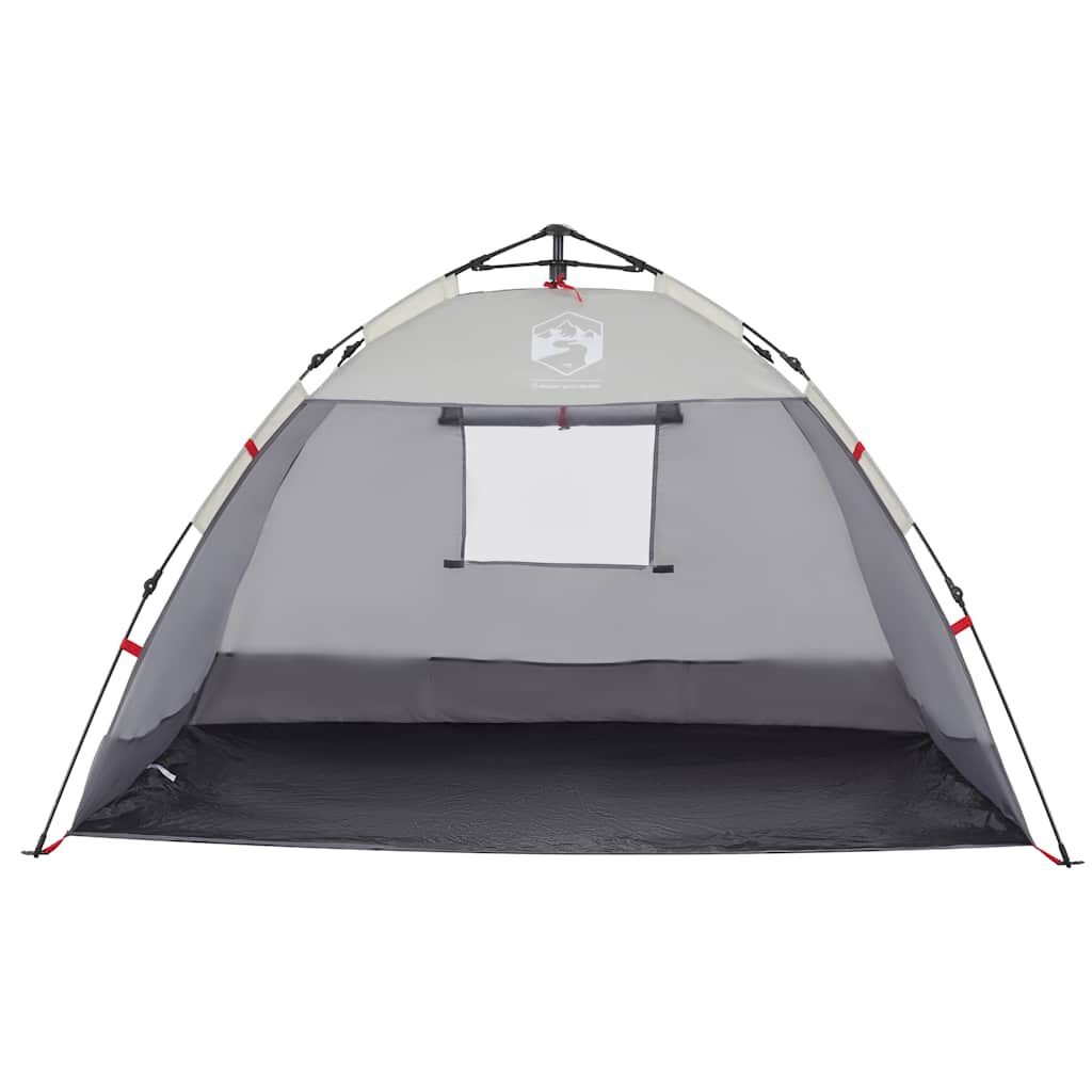 VidaXL Strandtent Grijs 2-Persoons -40%! Zo Goed Als Nieuw