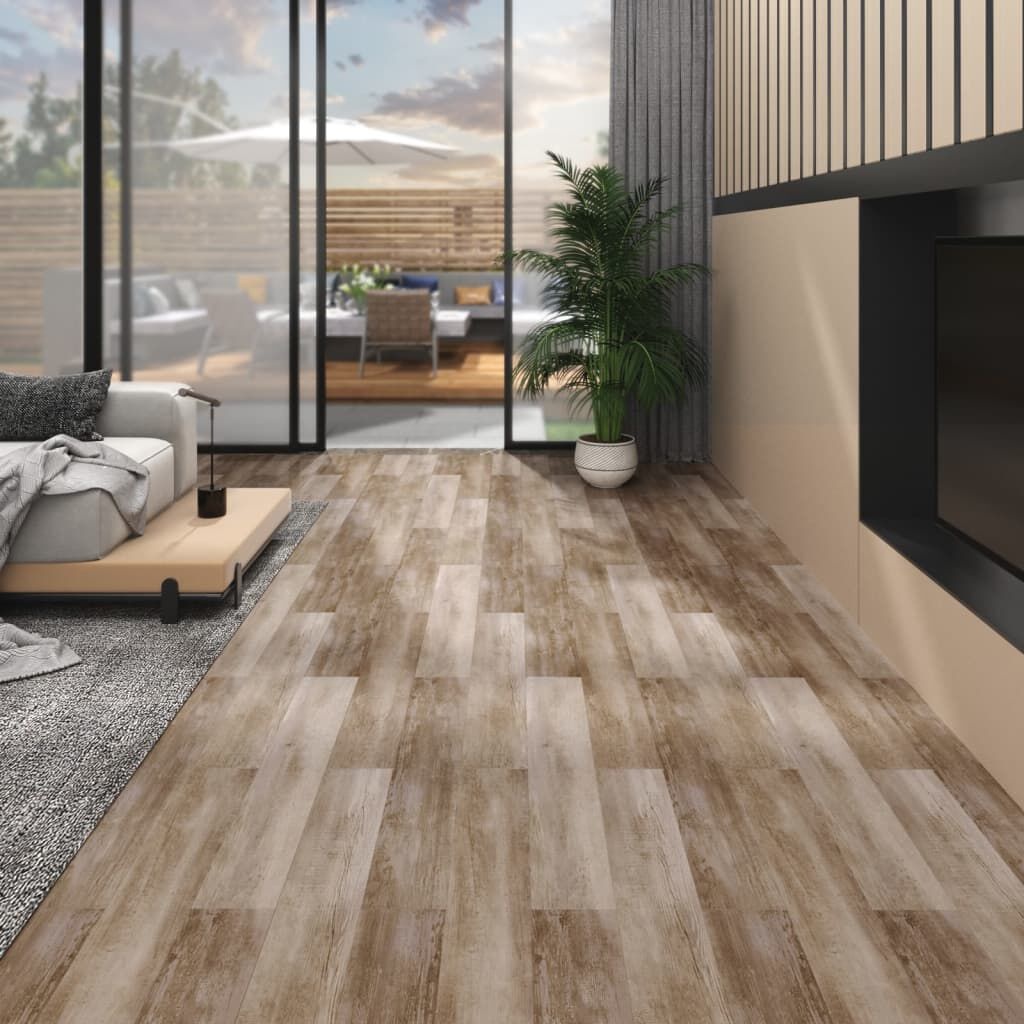 vidaXL Zelfklevende Vloerplanken Woodwash 5m² - 40% Korting!