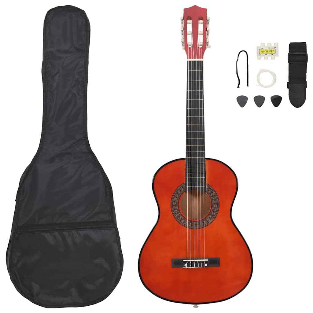 VidaXL Gitaarset Klassiek Beginner 1/2 - 34" - 35% Korting!