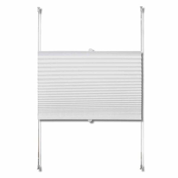 vidaXL Plisséjaloezie 70x200 cm Wit - 40% Korting!