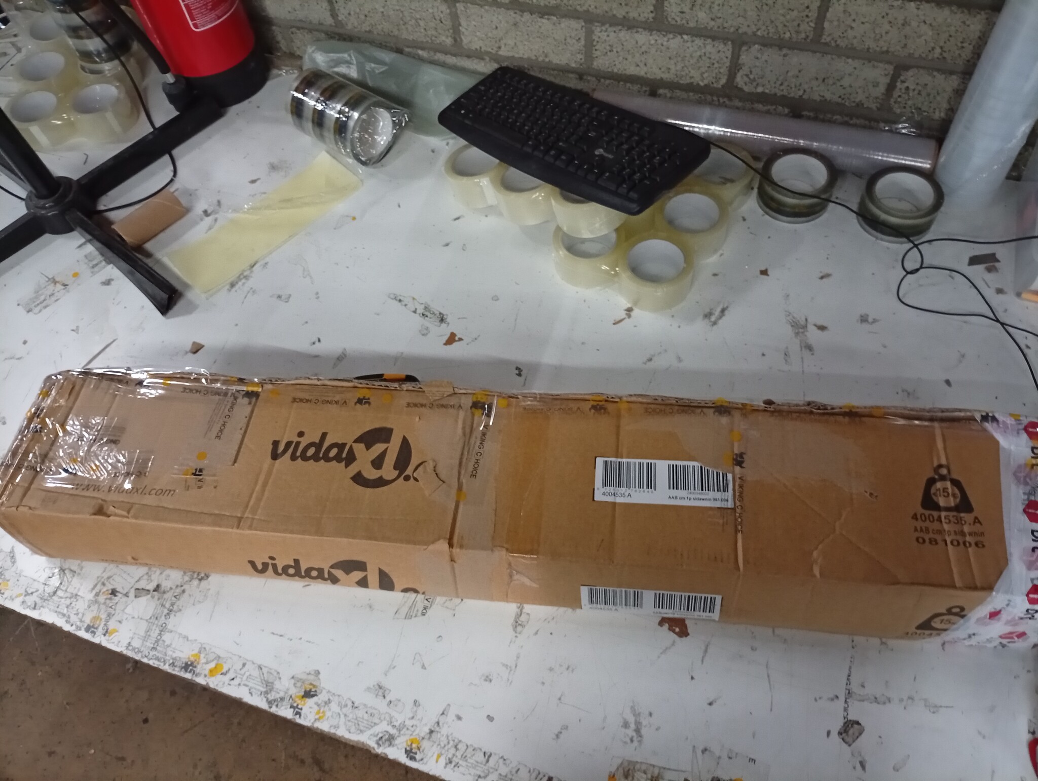 VidaXL Uittrekbaar Windscherm Crème 180x600cm - 55% Korting!