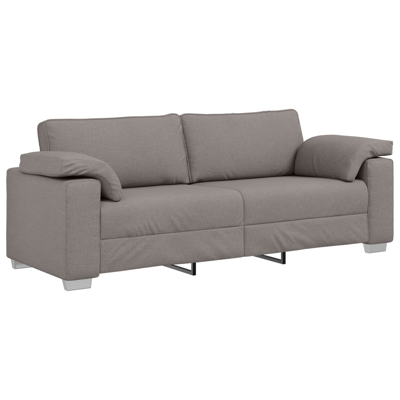 vidaXL Taupe Bank - 35% Korting! Ruime 3-zits Sofa