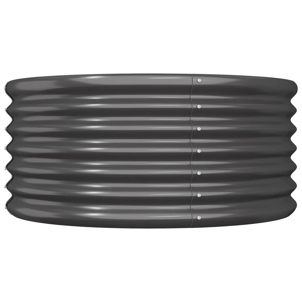 vidaXL Plantenbak Antraciet 80x80cm - 40% Korting!