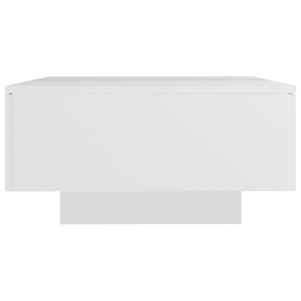 vidaXL Salontafel Wit Hout 90x60cm - 35% Korting!