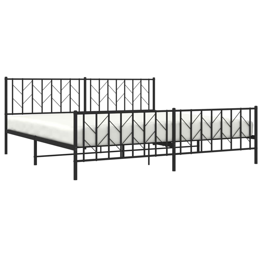 vidaXL Bedframe 200x200 Zwart - 59% Korting! (Krassen)