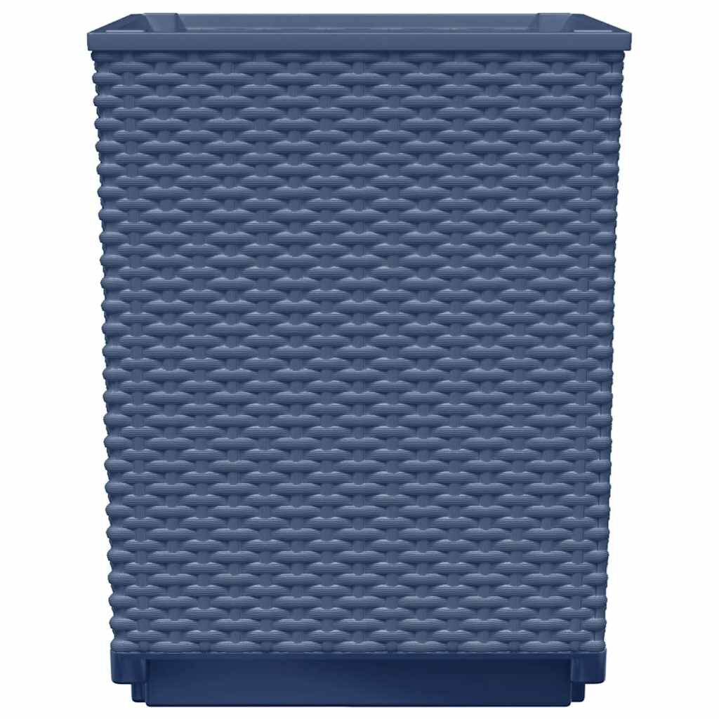 vidaXL Plantenbakken (2x) 30x30x37cm Donkergrijs - 40% Korting!