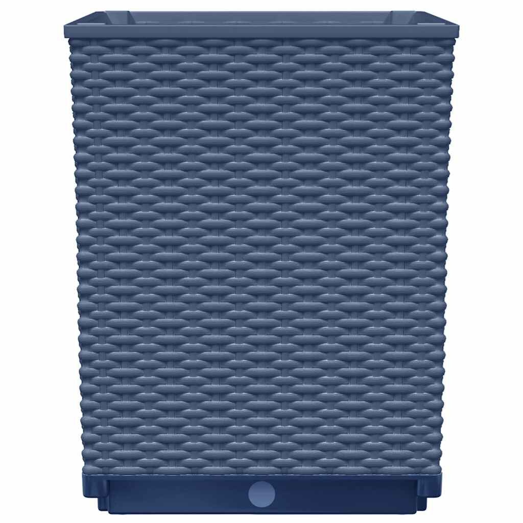vidaXL Plantenbakken (2x) 30x30x37cm Donkergrijs - 40% Korting!