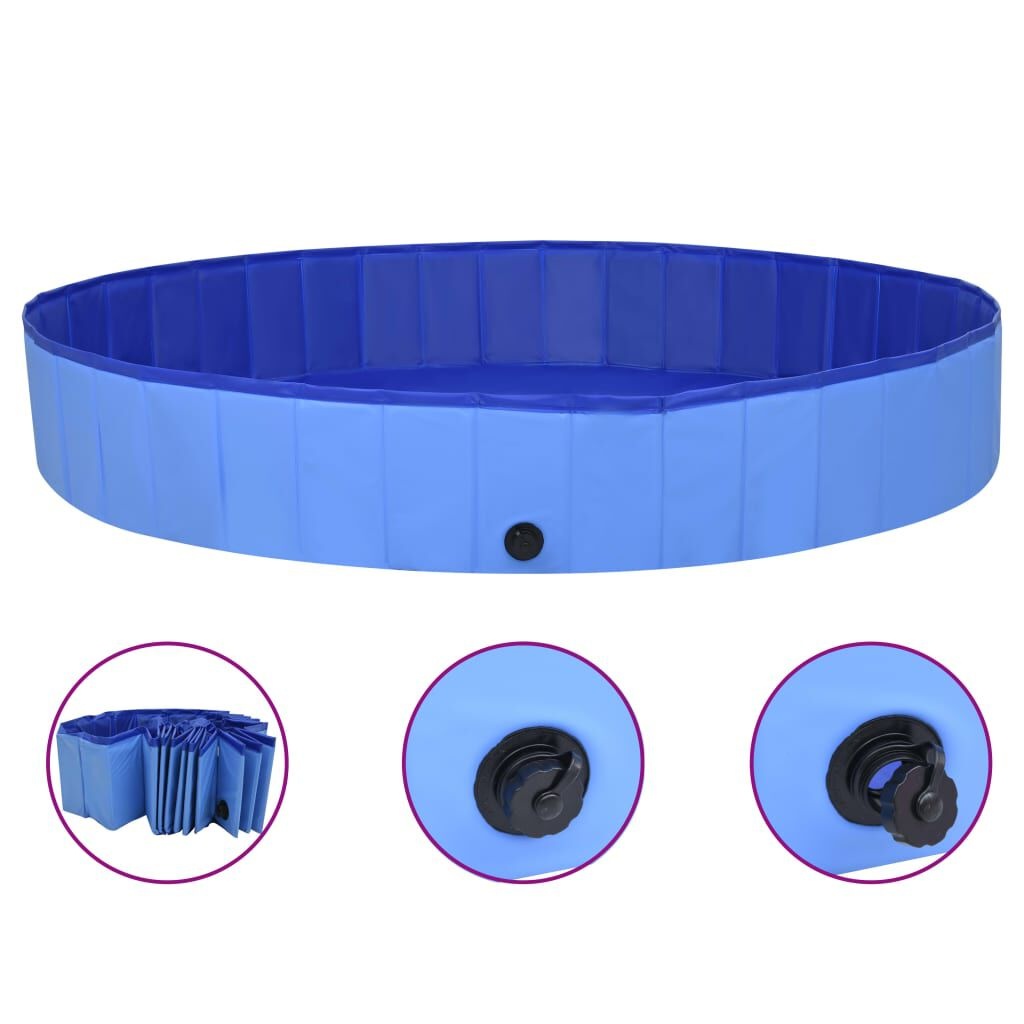 Hondenzwembad Inklapbaar 200cm - Blauw - 40% Korting!