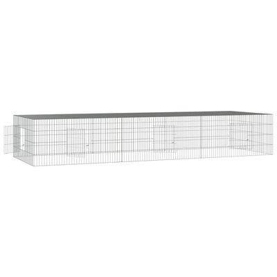 vidaXL Konijnenkooi 325cm - Gegalvaniseerd - 40% Korting!