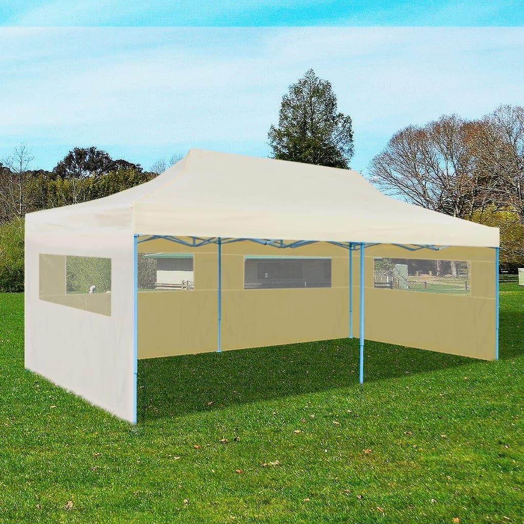 VidaXL Pop-up Partytent 3x6m Crème -40%! Retourdeal