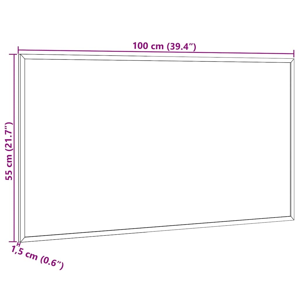 Magnetisch Whiteboard 100x55cm Grenen Frame -35%! Nieuw