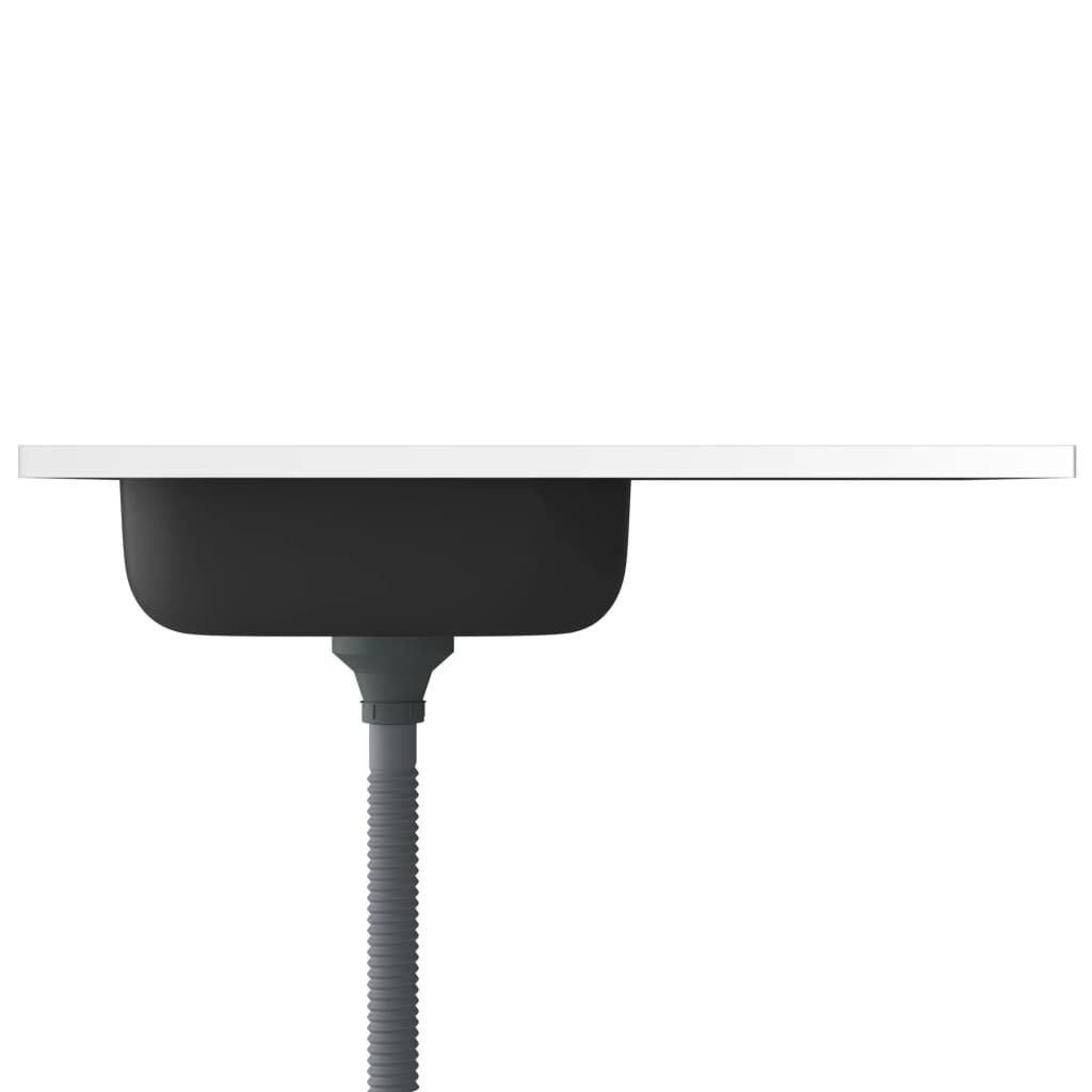vidaXL RVS Gootsteen 80x60 - Zo Goed Als Nieuw - 40% Korting!