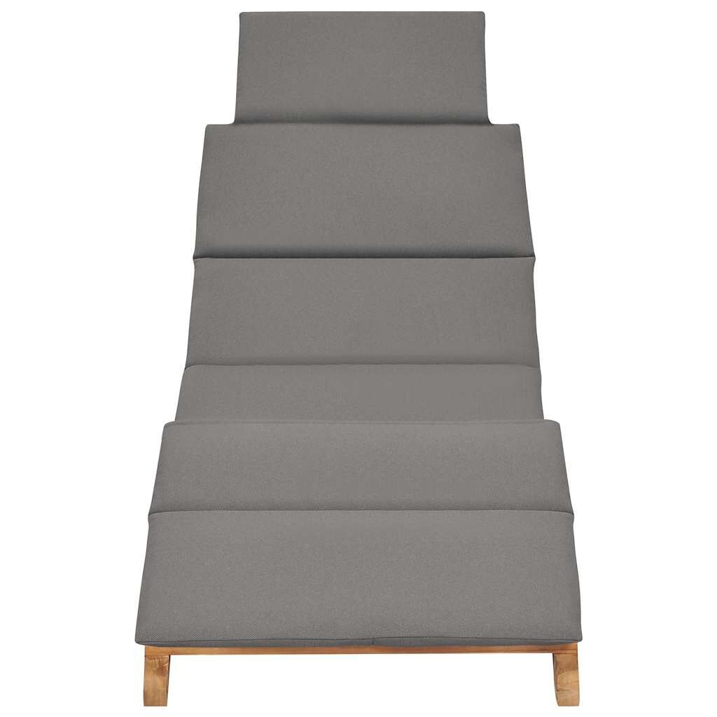 VidaXL Teakhouten Ligbed + Kussen - 46% Korting!