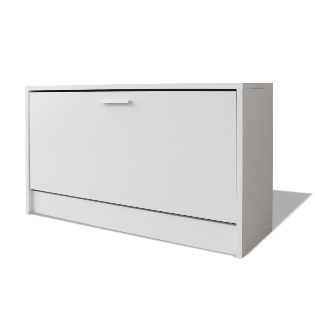 vidaXL Schoenenkast Wit 80cm - 60% Korting! (Incompleet)