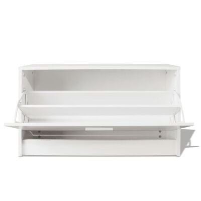 vidaXL Schoenenkast Wit 80cm - 60% Korting! (Incompleet)