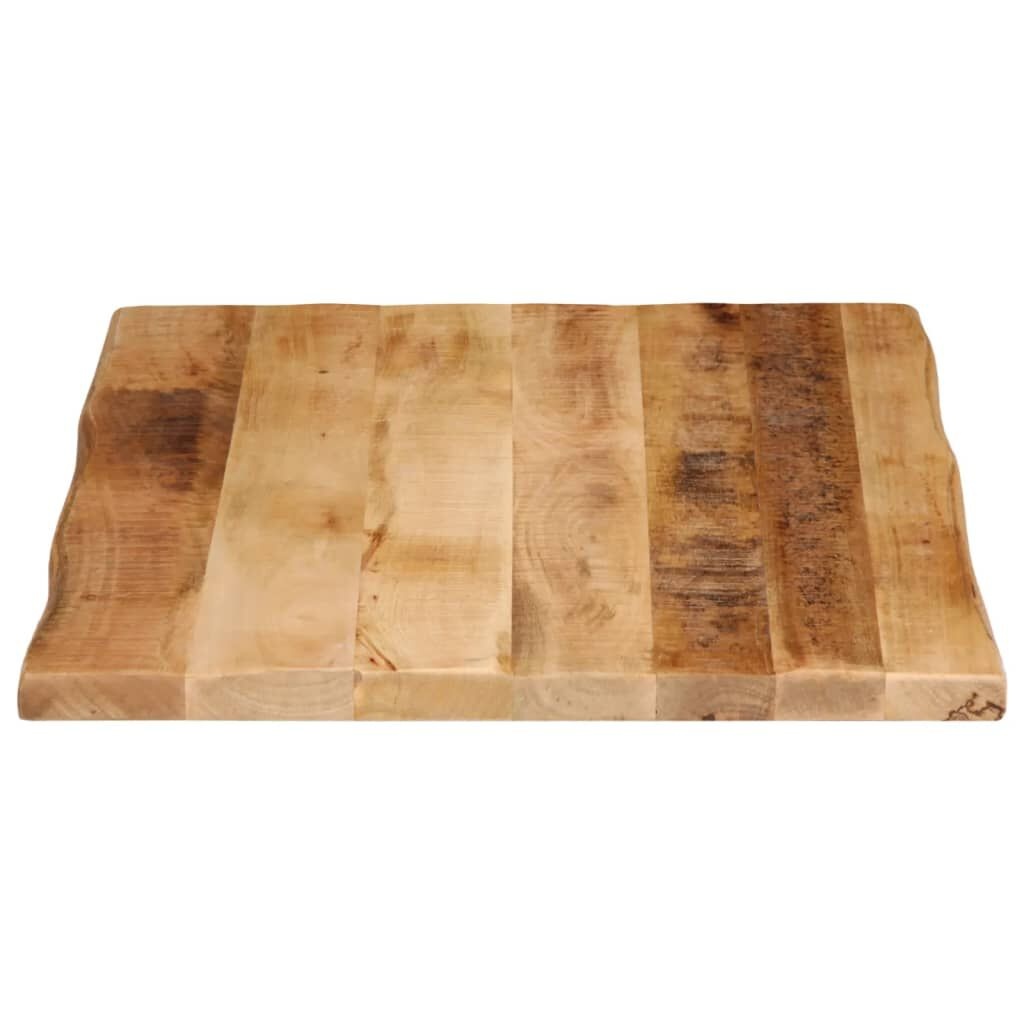 Massief Mangohouten Tafelblad 90x60cm - 35% Korting!