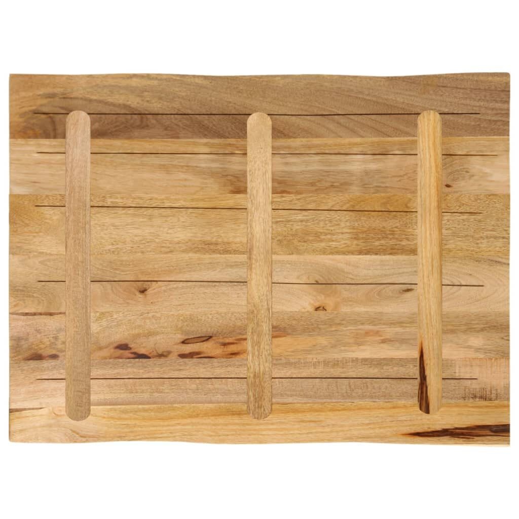 Massief Mangohouten Tafelblad 90x60cm - 35% Korting!