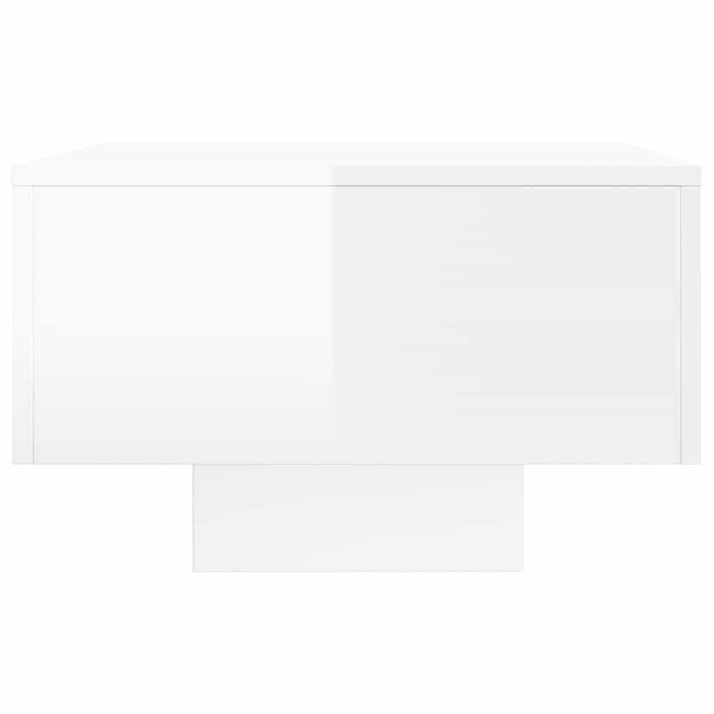 vidaXL Salontafel Wit Hoogglans - 55% Korting!