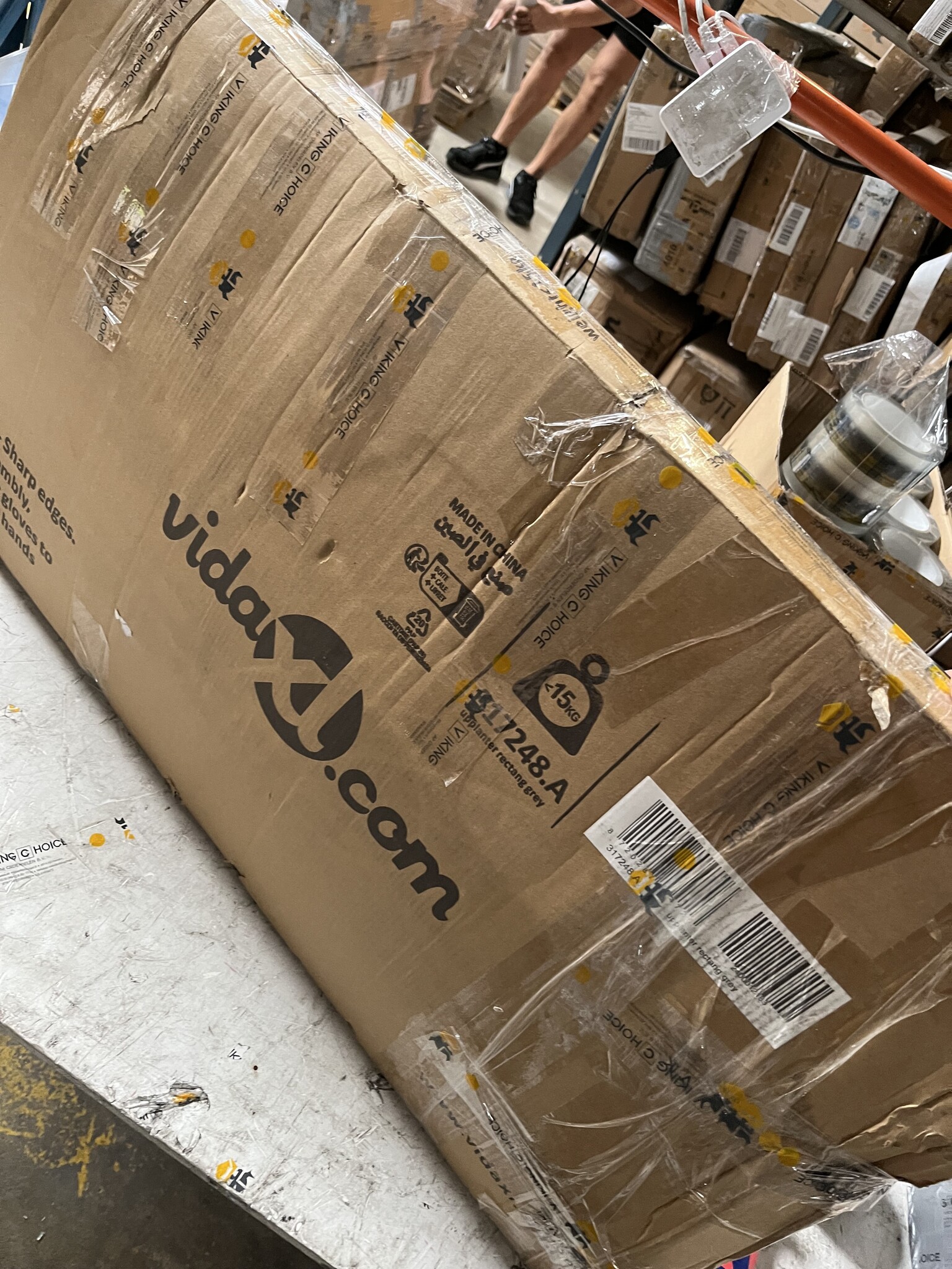 VidaXL Verhoogde Plantenbak 160x80cm Grijs -59% Korting!