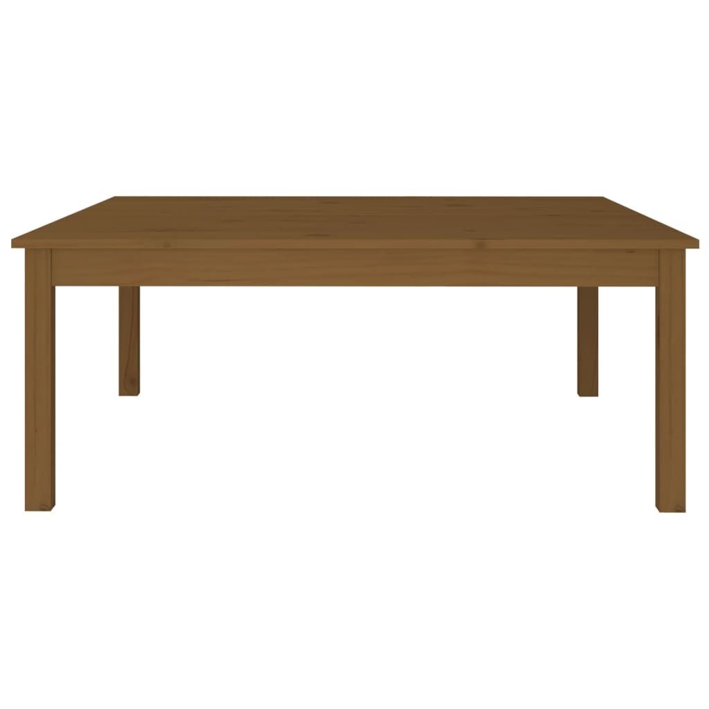 Salontafel Grenenhout Honingbruin 100x100cm - 40% Korting!