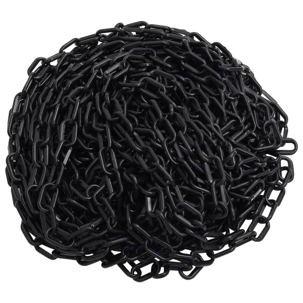 vidaXL Veiligheidsketting 8mm, 30m Zwart - 40% Korting!