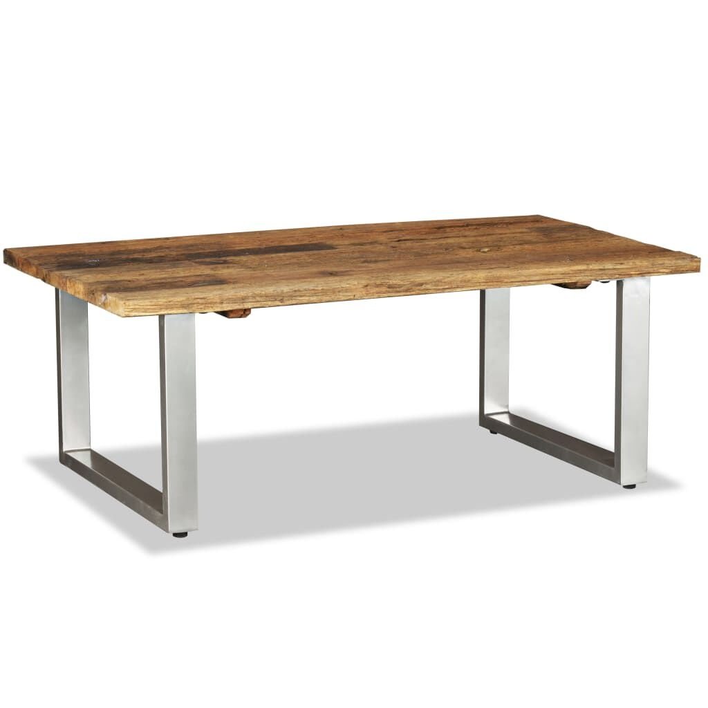 Salontafel Gerecycled Hout 100x60cm - 40% Korting!