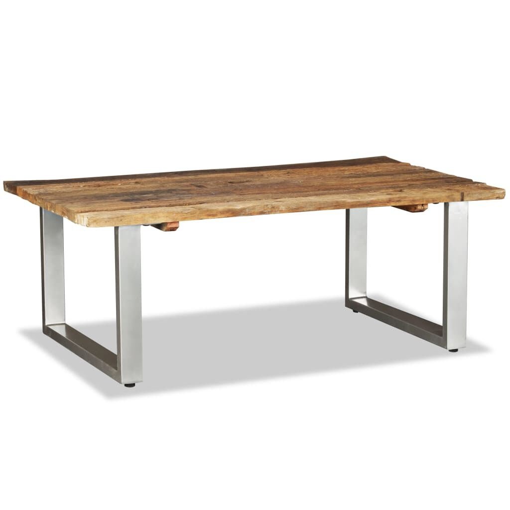 Salontafel Gerecycled Hout 100x60cm - 40% Korting!
