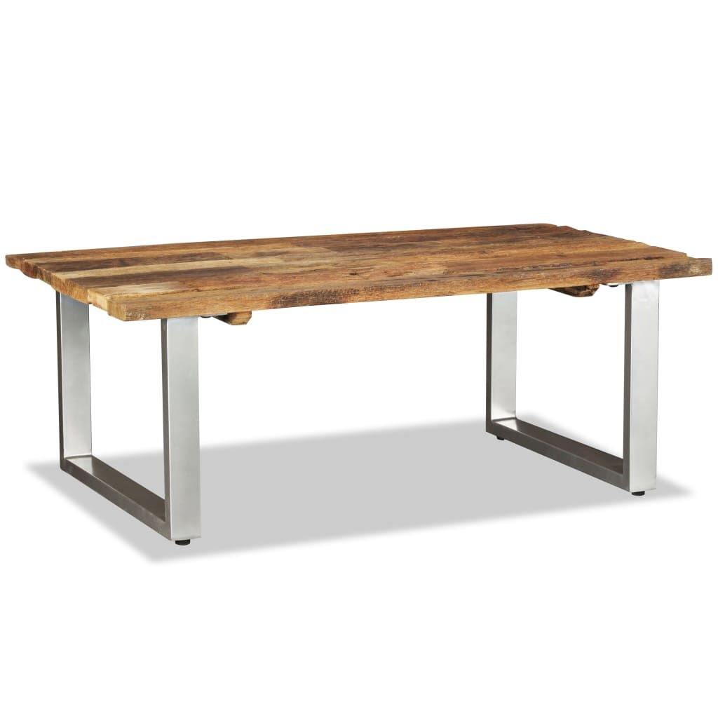 Salontafel Gerecycled Hout 100x60cm - 40% Korting!
