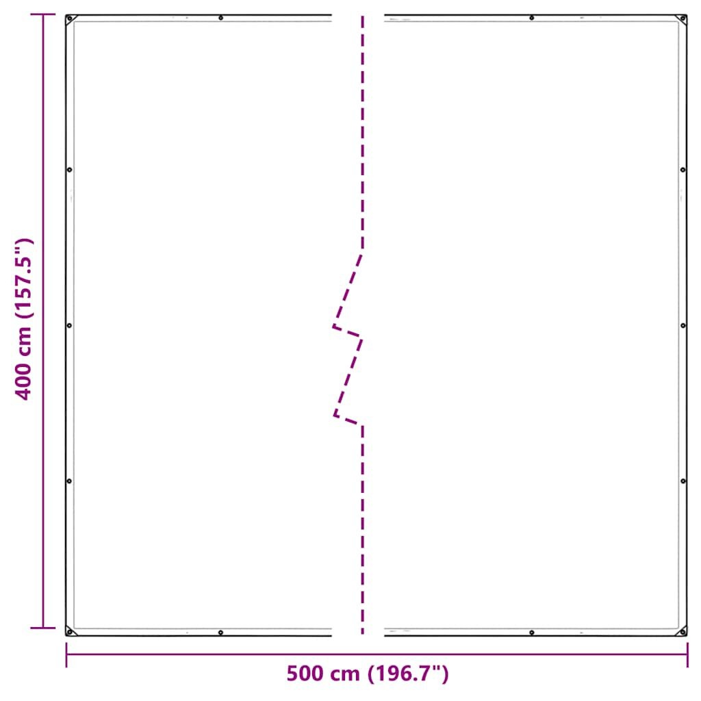 VidaXL Doorzichtig Zeildoek 4x5m - 35% Korting!