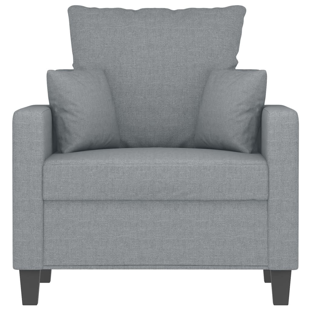 vidaXL Fauteuil Lichtgrijs 60cm - 35% Korting! Zo Goed Als Nieuw