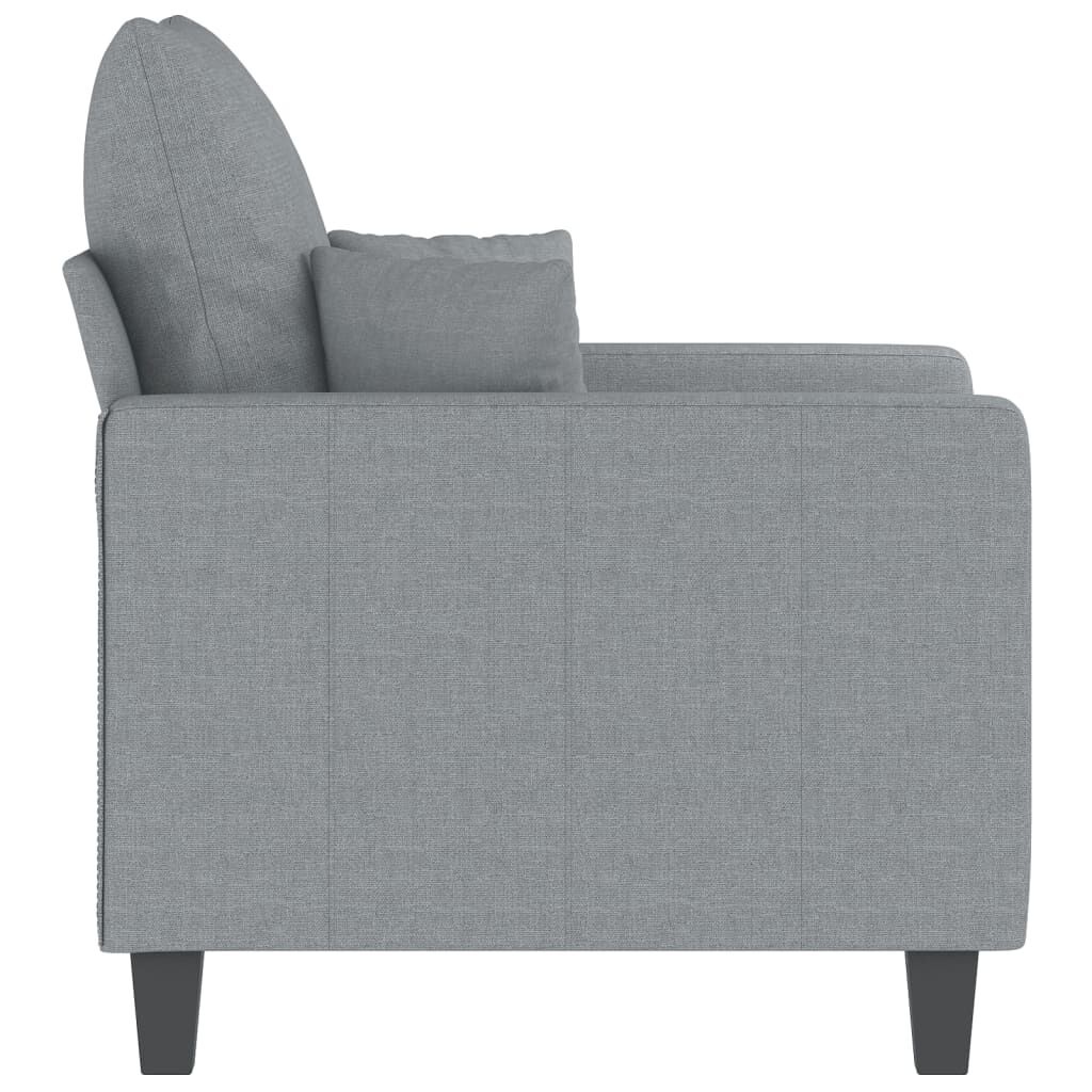 vidaXL Fauteuil Lichtgrijs 60cm - 35% Korting! Zo Goed Als Nieuw