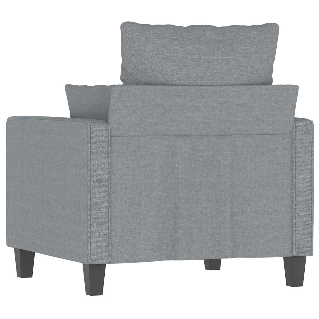 vidaXL Fauteuil Lichtgrijs 60cm - 35% Korting! Zo Goed Als Nieuw