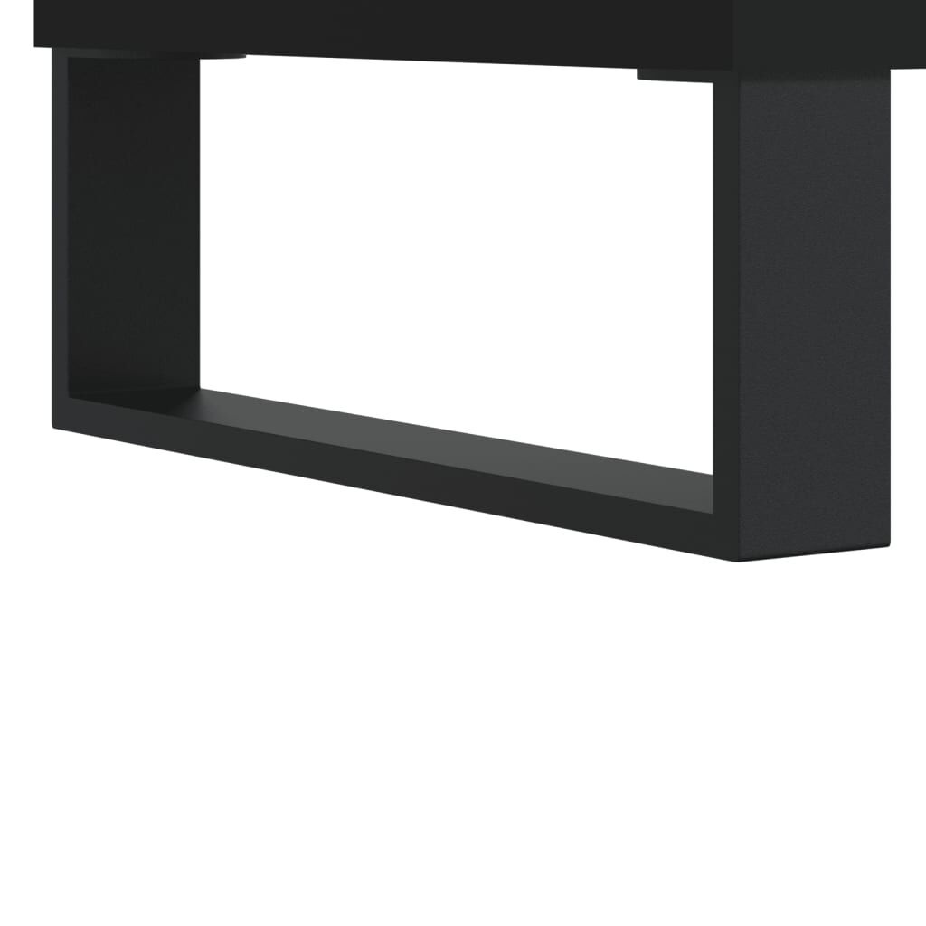 Salontafel Zwart Hout 90x49cm - 35% Korting! Zo Goed Als Nieuw