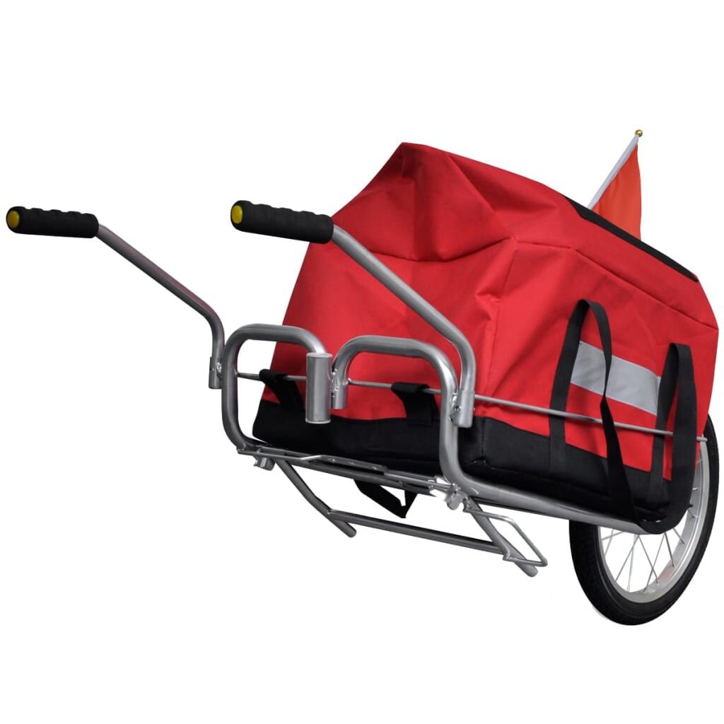 Fietskar/Transportkar met Tas - 40% Korting! (Getest)