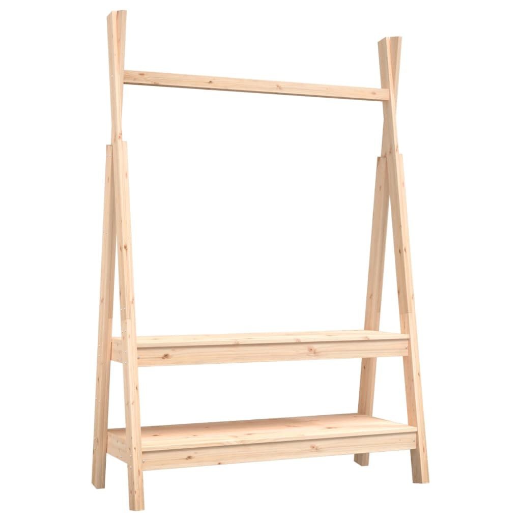 VidaXL Kledingrek Grenenhout 100cm - 40% Korting!