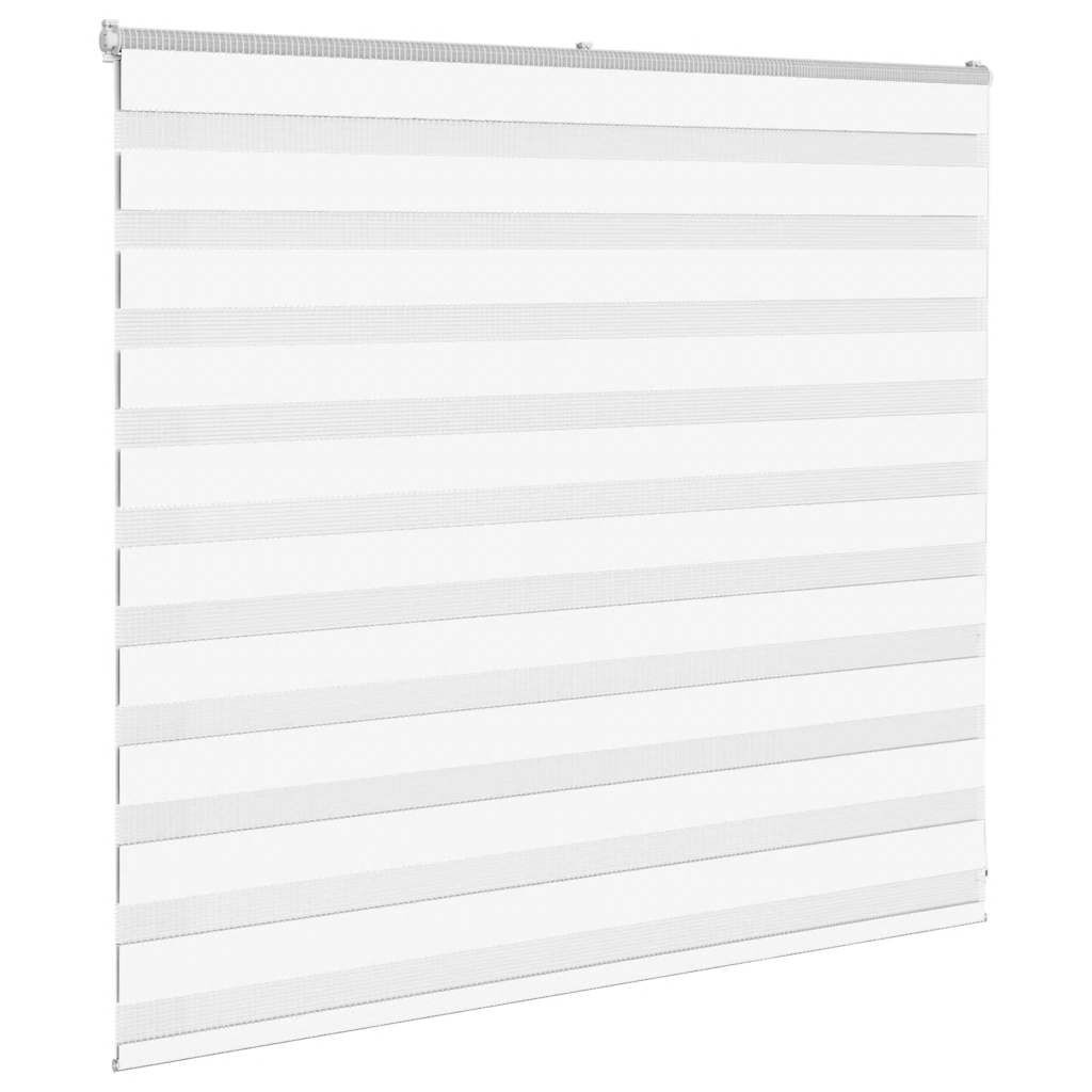 Zebra Rolgordijn Wit 155x100cm - 40% Korting!