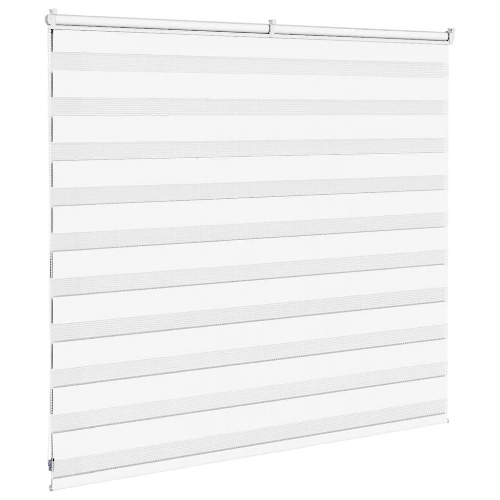 Zebra Rolgordijn Wit 155x100cm - 40% Korting!