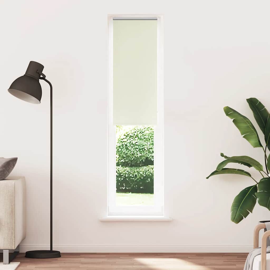 vidaXL Verduisterend Rolgordijn 60x210cm Gebroken Wit - 35% Korting!