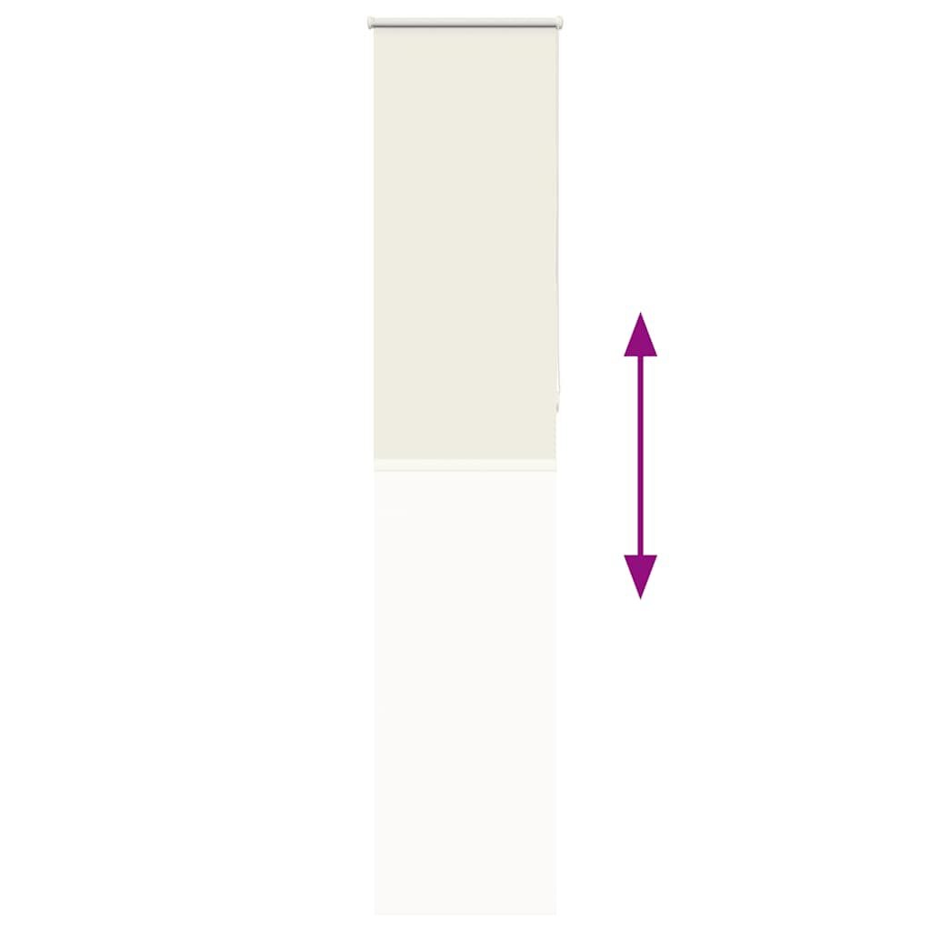 vidaXL Verduisterend Rolgordijn 60x210cm Gebroken Wit - 35% Korting!