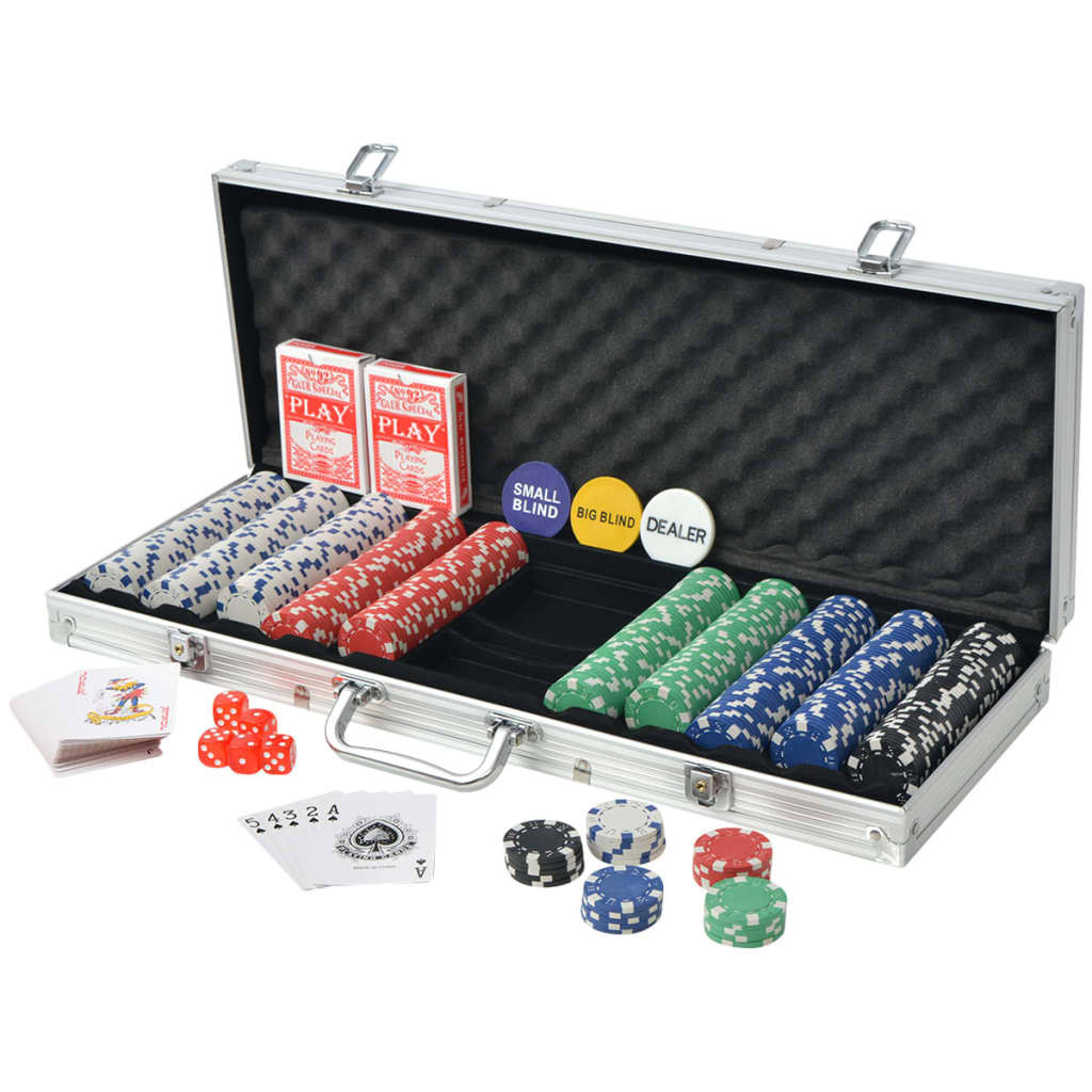 Pokerset 500 Chips in Koffer - 35% Korting!