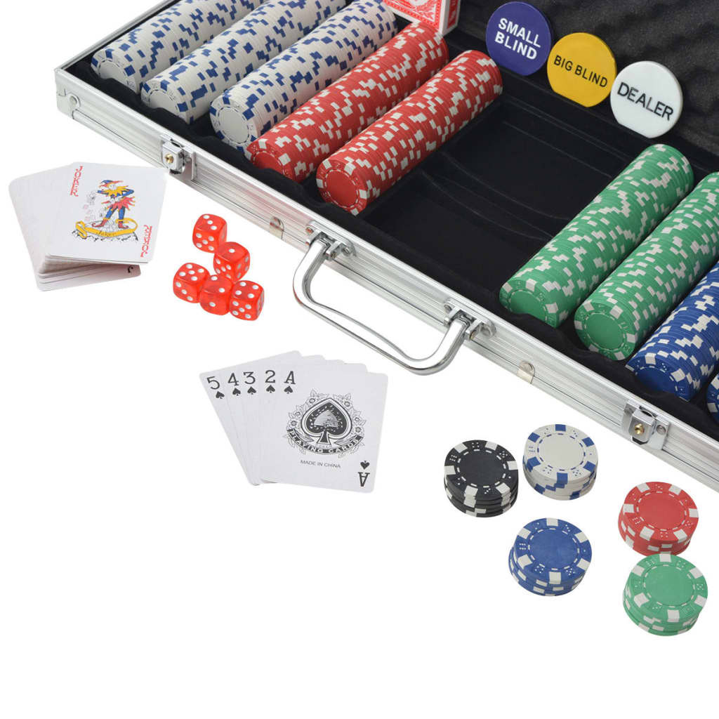 Pokerset 500 Chips in Koffer - 35% Korting!